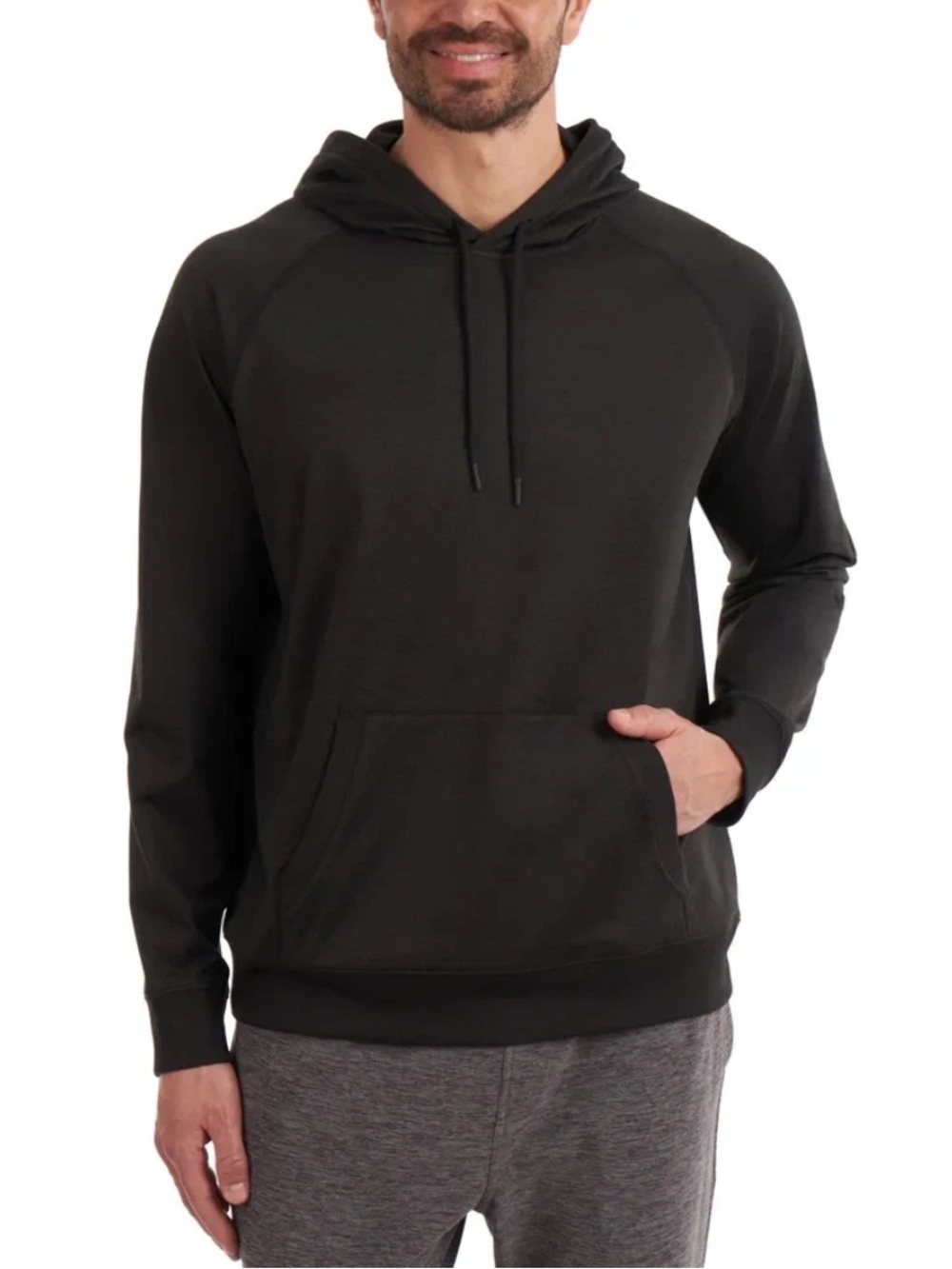 NWT Kirkland Signature Men's Active Pullover Hoodie black